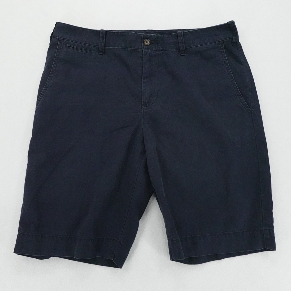 Polo Ralph Lauren Shorts Womens 8 Navy Chino Cotton Bermuda Classic Preppy Fit